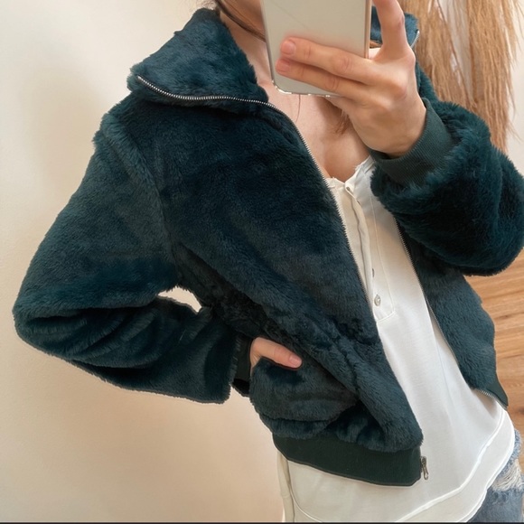 Fur Bomber Jacket - Picture 5 of 10